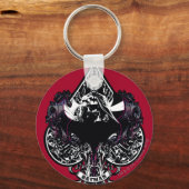Batman Ace of Spaces Gothic Crest Sleutelhanger (Voorkant)