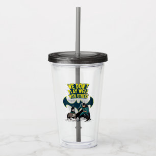 Batman & Ace - We spelen niet goed met anderen Acryl Drinkbeker