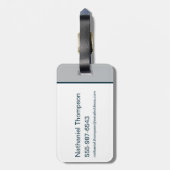 Batman & Ace - We spelen niet goed met anderen Bagagelabel (Achterkant verticaal)