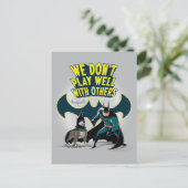 Batman & Ace - We spelen niet goed met anderen Briefkaart (Staand voorkant)