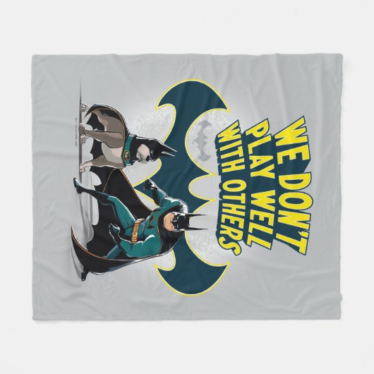 Batman & Ace - We spelen niet goed met anderen Fleece Deken (Voorkant (Horizontaal))
