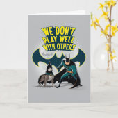 Batman & Ace - We spelen niet goed met anderen Kaart (Gele Bloem)