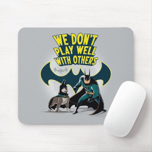 Batman & Ace - We spelen niet goed met anderen Muismat (Met muis)