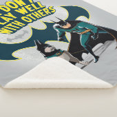 Batman & Ace - We spelen niet goed met anderen Sherpa Deken (3/4)