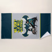 Batman & Ace - We spelen niet goed met anderen Strandlaken (Voorkant)