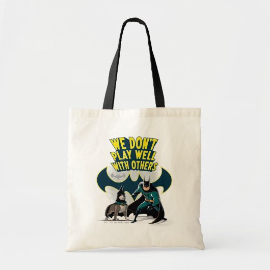 Batman & Ace - We spelen niet goed met anderen Tote Bag (Voorkant)