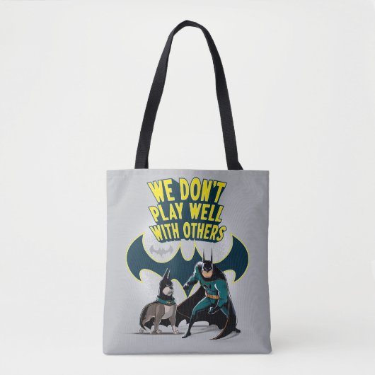 Batman & Ace - We spelen niet goed met anderen Tote Bag (Voorkant)