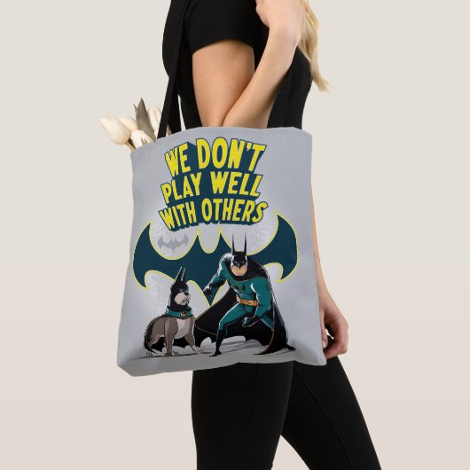 Batman & Ace - We spelen niet goed met anderen Tote Bag (Dichtbij)
