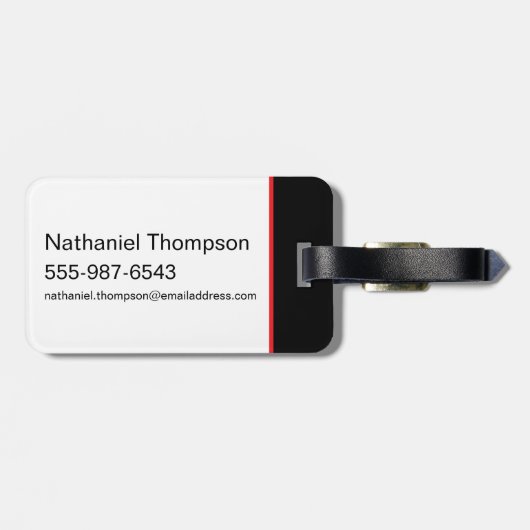 Batman Adventures Dangerous Dames & Demons Bagagelabel (Achterkant horizontaal)