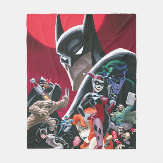 Batman Adventures Dangerous Dames & Demons Fleece Deken (Voorkant)