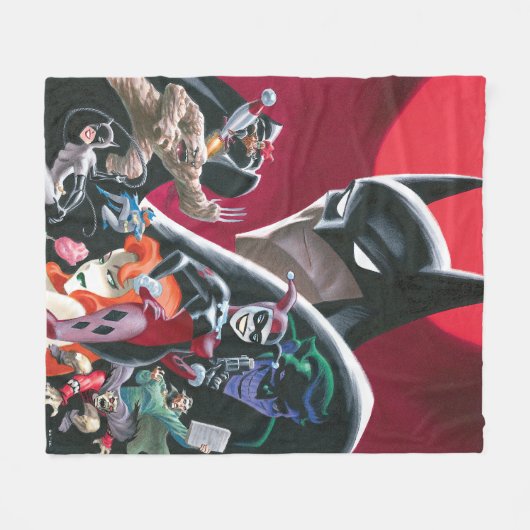Batman Adventures Dangerous Dames & Demons Fleece Deken (Voorkant (Horizontaal))