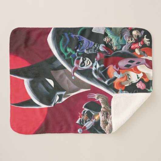 Batman Adventures Dangerous Dames & Demons Sherpa Deken (Voorkant (horizontaal))