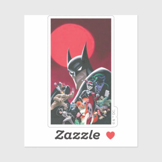 Batman Adventures Dangerous Dames & Demons Sticker (Vel)