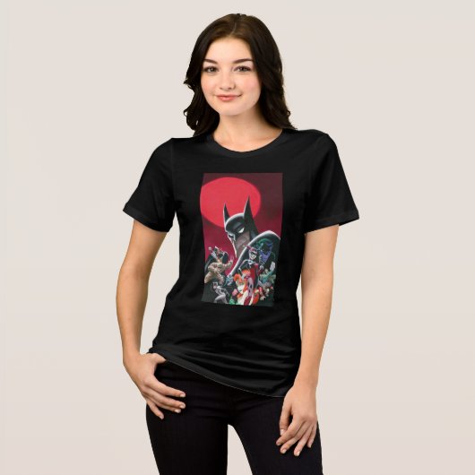 Batman Adventures Dangerous Dames & Demons Tri-Blend Shirt (Voorkant volledig)
