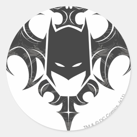 Batman Afbeelding 34 Ronde Sticker (Voorkant)
