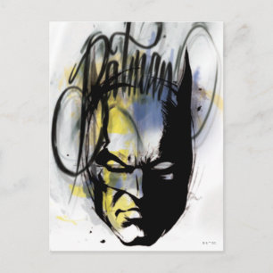 Batman Airborstel Portrait Briefkaart