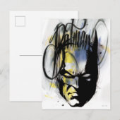 Batman Airborstel Portrait Briefkaart (Voorkant / Achterkant)