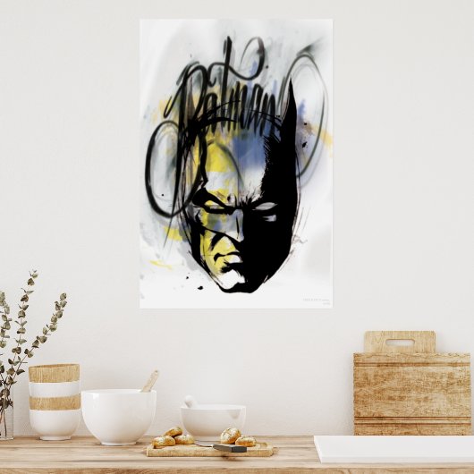 Batman Airborstel Portrait Poster (Keuken)