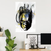 Batman Airborstel Portrait Poster (Thuiskantoor)