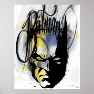 Batman Airborstel Portrait Poster