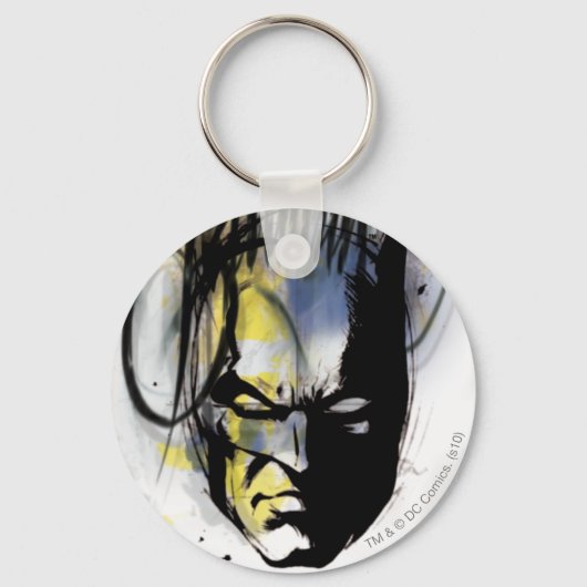 Batman Airborstel Portrait Sleutelhanger (Voorkant)