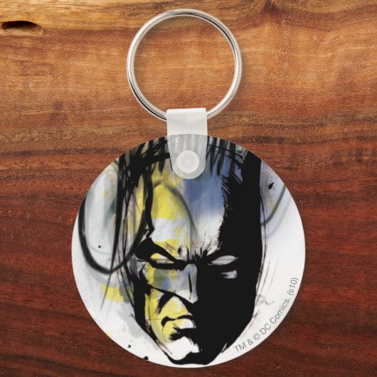 Batman Airborstel Portrait Sleutelhanger (Voorkant)