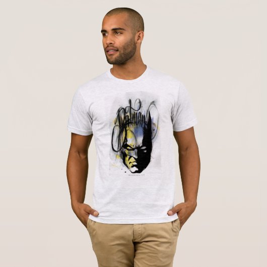 Batman Airborstel Portrait T-shirt (Voorkant volledig)
