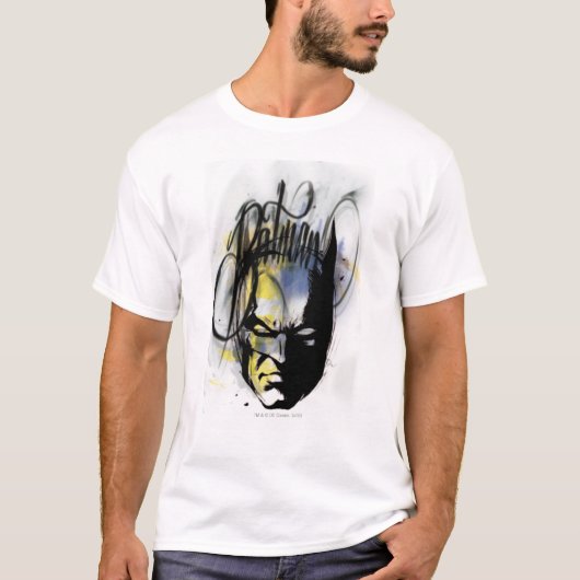 Batman Airborstel Portrait T-shirt (Voorkant)