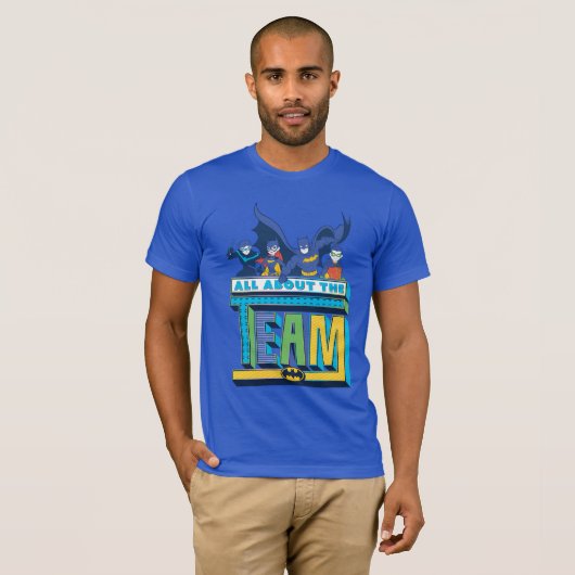Batman | All About The Team T-shirt (Voorkant volledig)