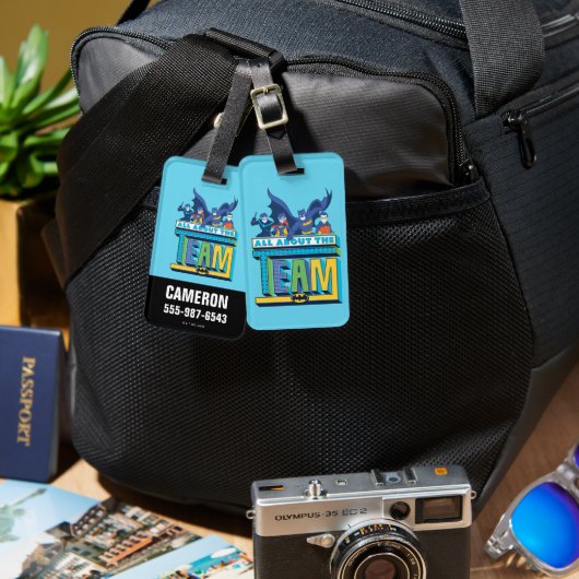 Batman | Alles over het team Bagagelabel (Voorkant /achterkant)