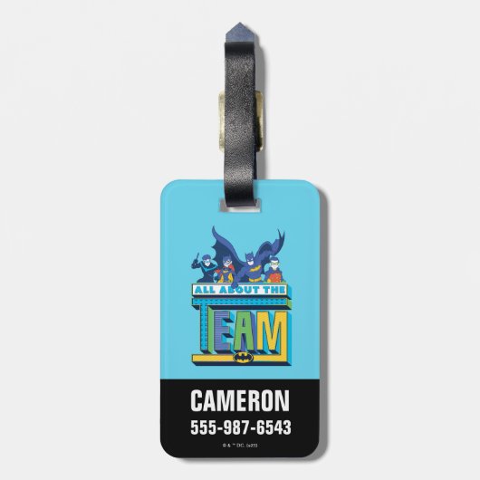 Batman | Alles over het team Bagagelabel (Achterkant verticaal)