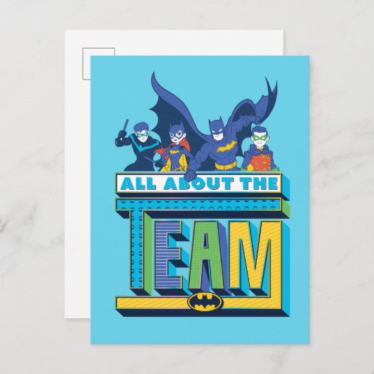 Batman | Alles over het team Briefkaart (Voorkant / Achterkant)