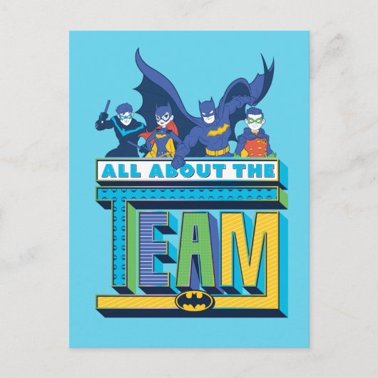 Batman | Alles over het team Briefkaart (Voorkant)