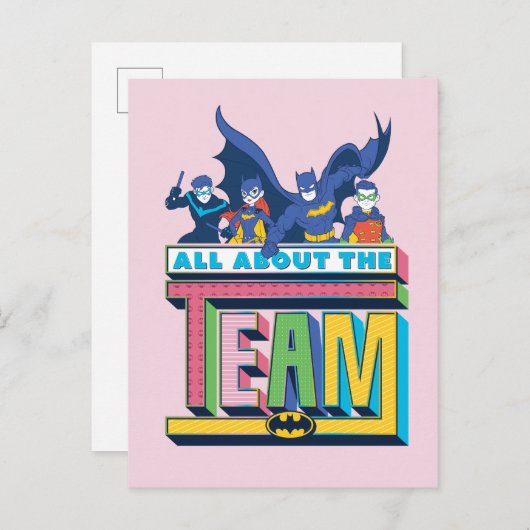 Batman | Alles over het team Briefkaart (Voorkant / Achterkant)