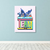 Batman | Alles over het team Canvas Afdruk (Insitu (Houten vloer))