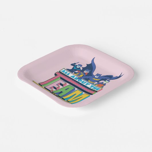 Batman | Alles over het team Papieren Bordje (Gebogen)