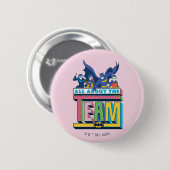 Batman | Alles over het team Ronde Button 5,7 Cm (Voorkant /achterkant)