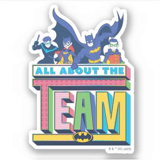 Batman | Alles over het team Sticker (Voorkant)