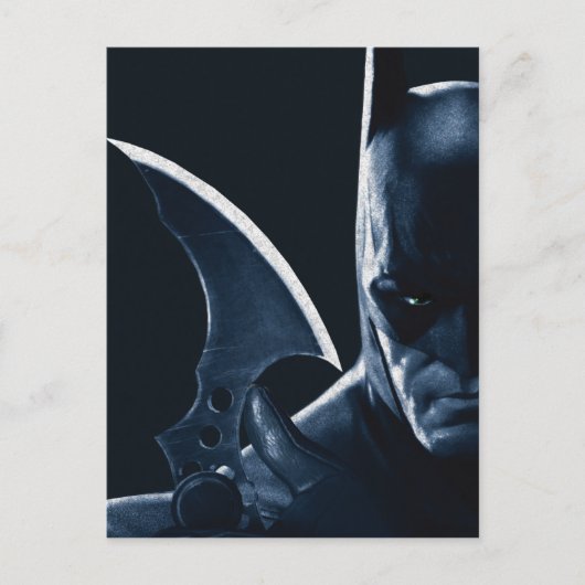 Batman: Arkham Asylum | Batman Closeup Briefkaart (Voorkant)