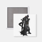 Batman Arkham City | Batman en Catwoman Magneet (Voorkant / Achterkant)