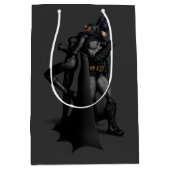 Batman Arkham City | Batman en Catwoman Medium Cadeauzakje (Voorkant)