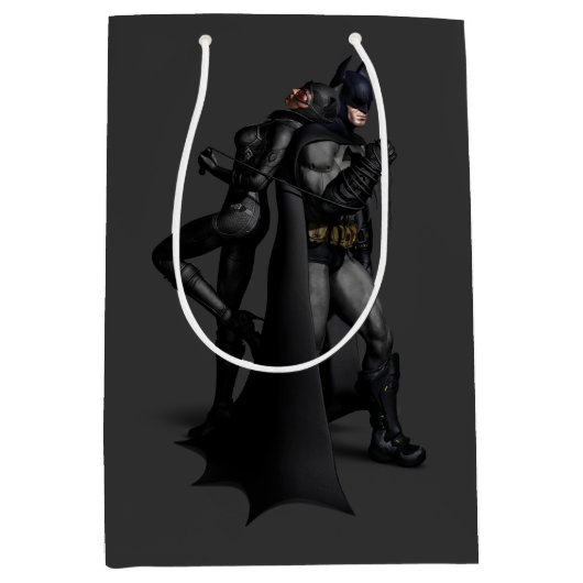 Batman Arkham City | Batman en Catwoman Medium Cadeauzakje (Voorkant)