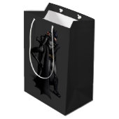 Batman Arkham City | Batman en Catwoman Medium Cadeauzakje (Achterkant Gekanteld)