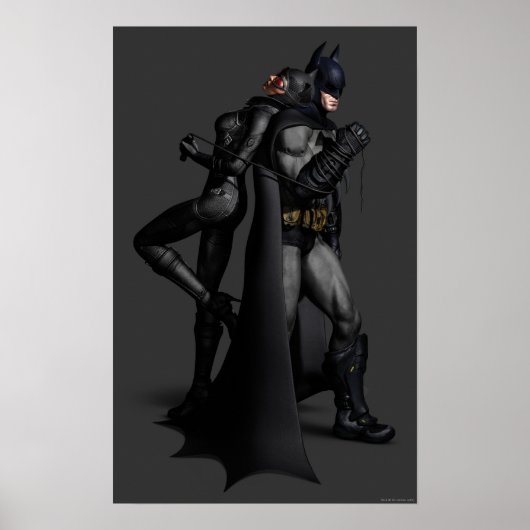 Batman Arkham City | Batman en Catwoman Poster (Voorkant)
