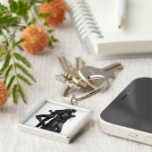 Batman Arkham City | Batman en Catwoman Sleutelhanger (Zijkant)