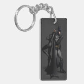 Batman Arkham City | Batman en Catwoman Sleutelhanger (Voorkant Links)