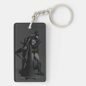 Batman Arkham City | Batman en Catwoman Sleutelhanger (achterkant)