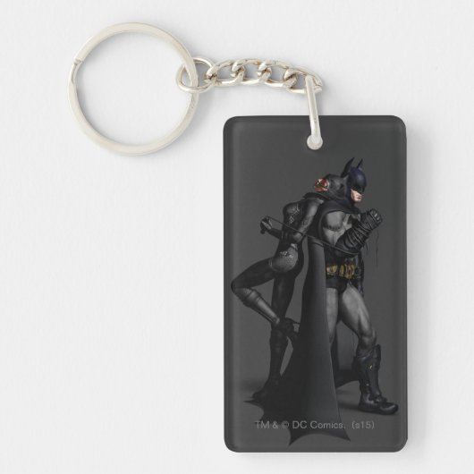 Batman Arkham City | Batman en Catwoman Sleutelhanger (Voorkant)