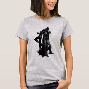 Batman Arkham City   Batman en Catwoman T-shirt