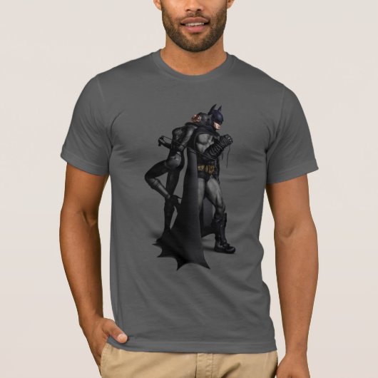 Batman Arkham City | Batman en Catwoman T-shirt (Voorkant)